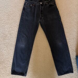 Black Levi 501s from the 90’s